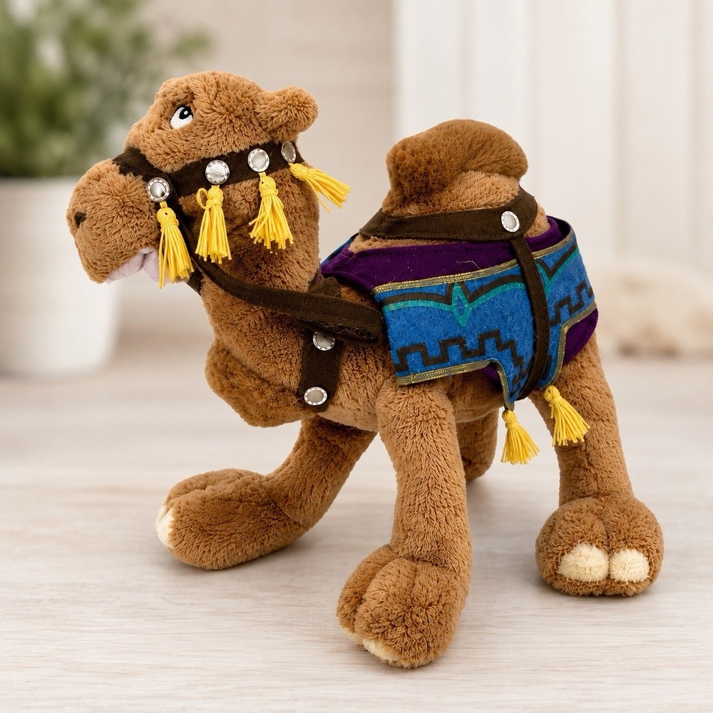GUND‎ Qaboo Camel Plush 45822 10" Poseable Legs Saddle Tassels Rare HTF Toy